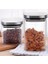 Home Kare Borosilikat Cam Sızdırmaz Vakumlu Erzak ve Bakliyat Saklama Kabı – Havadaki Termisil Kavanoz, Şeker, Un, Makarna, Çay, Kahve ve Kuru Gıdalar Için Ideal (Metal Kapak, 900 Ml) 5