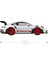 Wheels 1:43 Premium Arabalar - Porsche Gt3-Rs Çok Renkli 3