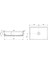Bocchi Sottile Slim Tezgahüstü Lavabo 55X38 Beyaz 1476-001-0125 2