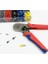 Alet Seti, Sıkma Yüksüğü, 1900 Adet Yalıtımlı Kablo Terminalleri Dahil Kendinden Ayarlı Sıkma Pensesi Seti Alet Ölçer Hsc8 6-6A 0.25-6mm², 23-10 Awg Kırmızı Youmaxe 4