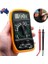 LCD Dijital Multimetre Voltmetre Ac Dc Voltage Otomatik Ranging Multi Metre Test Cihazı Circuit Checker Buzzer (Sarı) 4