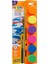 Tempera Suluboya Süper Yıkanabilir Fırçalı Fosforlu Renkler 6*25ML 1