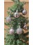Yılbaşı Ağacı Süsü 4 cm Cici Füme Gri Top Küre Top Süs Parlak 1