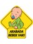 Arabada Bebek Var Araba Sticker 00170 2
