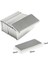 100 Adet 20x10x2 Mm Neodyum Mıknatıs Köşeli Magnet N35 Nikel Kaplama Güçlü Kaliteli Dayanıklı 1