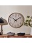 Simplex Ahşap Görünümlü Duvar Saati - Bej - 38 cm 1