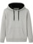 Erkek Düz Renk Gri Kapüşonlu Sweatshirt Erkek Sweatshirt Gri 2