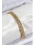 316L Çelik Örme Zincir Model Gold Renk Kadın Bileklik - TJ-BB7831 1