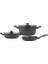 Colorgy Diamond Pro Gri 5 Parça Tencere ve Tava Seti 1