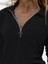 Kadın Uzun Kollu Yakalı Fermuarlı Iki Iplik Bluz 2