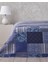 Bleublanc Patch Tek Kişilik Çok Amaçlı Örtü 160X220 cm Mavi 3