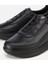 01AYH314480A100 KADIN Deri Siyah Lastik Detaylı Dolgu Topuklu Günlük Loafer 3