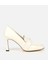 01AYH316610A400 KADIN Deri Ekru Yumuşak Dokulu Gold Detaylı Topuklu Stiletto 1