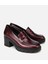 01AYH314470A780 KADIN Rugan Deri Bordo Topuklu Klasik Loafer 2