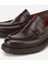 02AYH311880A480 ERKEK Deri Kahverengi Yumuşak Dokulu Klasik Loafer 3