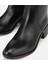 01CIH313360A100 KADIN Deri Siyah Binici Uzun Düz Çizme 5