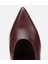 01AYH316600A788 KADIN Deri Bordo Bilekten Bağlamalı Gold Detaylı Yüksek Topuklu Stiletto 5