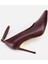 01AYH316600A788 KADIN Deri Bordo Bilekten Bağlamalı Gold Detaylı Yüksek Topuklu Stiletto 6