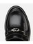 01AYH314400A100 KADIN Deri Siyah Tokalı Klasik Loafer 5