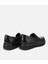 01AYH314450A100 KADIN Deri Siyah Lastik Detaylı Dolgu Topuklu Günlük Loafer 4