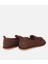 01AYH313280A480 KADIN Deri Kahverengi Yumuşak Dokulu Günlük Loafer 4