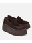 01AYH315720A480 KADIN Süet Deri Kahverengi Dolgu Topuklu Günlük Loafer 2