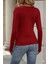 Kadın Uzun Kollu Kruvaze Yaka Yanlardan Büzgülü Viskon Bluz 3
