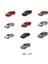 10PCS Boyalı Model Arabalar Minyatür Model Araba Binası Tren Düzeni (Yurt Dışından) 2