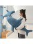 Büyük Boy 35CM/75CM Yumuşak Karikatür BT21 Uyku Yastığı Sevimli Balina Köpekbalığı Peluş Bebek Oyuncakları Çocuklar Için Erkek Bebek Kız Doğum Günü Hediyesi Mavi Gri (Yurt Dışından) 1