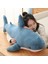 Büyük Boy 35CM/75CM Yumuşak Karikatür BT21 Uyku Yastığı Sevimli Balina Köpekbalığı Peluş Bebek Oyuncakları Çocuklar Için Erkek Bebek Kız Doğum Günü Hediyesi Mavi Gri (Yurt Dışından) 4