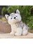 Fang Fang Gerçekçi Husky Köpek Doldurulmuş Oyuncaklar Peluş Hayvanlar Çocuk Oyuncakları Çocuk Yumuşak Kawaii Kurt Evcil Hayvan Bebek Sevimli Çocuk Oyuncakları Kız Erkek Için (Yurt Dışından) 3