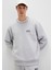 Mavi Logo Baskılı Gri Sweatshirt 0611716-80018 10