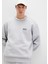 Mavi Logo Baskılı Gri Sweatshirt 0611716-80018 11
