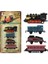Döküm 1:60 Alaşım Oyuncak Araba Araçlar Retro Buharlı Tren Carrinho De Brinquedo Geri Çekin Model Tren Çocuk Oyuncak Seti Boys Için Hediyeler (Yurt Dışından) 2