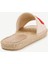 Boncuk Işlemeli Espadril Terlik 8