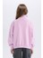 Kız Çocuk Relax Fit Yarım Fermuarlı Baskılı Sweatshirt D0620A824AU 6