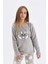 Kız Çocuk Pijama Takımı Looney Tunes Pelüş Uzun Kollu Üst Uzun Alt D1069A824WN 6