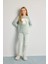 Kız Çocuk Pijama Takımı Polar Uzun Kollu Üst Uzun Alt D1087A825WN 1