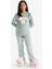 Kız Çocuk Pijama Takımı Polar Uzun Kollu Üst Uzun Alt D1087A825WN 5