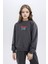 Kız Çocuk Disney Mickey Mouse &Friends Oversize Geniş Kalıp Kapüşonlu Sırt Baskılı Sweatshirt D4378A824WN 3