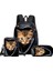 Cat 3pcs/messenger Çantaları ile Set Sırt Çantası, Kalem Çantası, Erkek/kızlar Için Okul Çantası En Iyi Hediye 3D Karikatür Öğrenci Okul Çantaları Renk: 7 (Yurt Dışından) 1