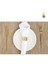Pvc Bambu Deseni Luterslin Placemat, Üst Düzey Isı Yalıtım Paspası, Su Geçirmez ve Yağ Geçirmez Placemat, 6 Adet (Yurt Dışından) 1