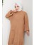 Kadın Saç Örgü Cepli Triko Tunik -PMK478 4