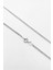 Ince Ezme Gurmet Gümüş Zincir Kolye 40CM 2