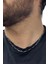 Karartılmış Ataç Gümüş Zincir Kolye 45CM 3