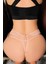 Pembe Dantelli İp Detaylı Fantezi String Tanga 2