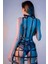 Kafes Tasarımlı Deri Mini Elbise Harness - APFT1243 3