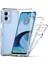 Motorola Moto G14 Için,şeffaf Akrilik 3'ü 1 Arada Darbeye Dayanıklı Kılıf-Saydam (Yurt Dışından) 1