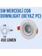 5W Pc, Beyaz Kasa Mercekli Yuvarlak Cob Downlıght 6500K 1