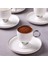 Margaux Platin 6 Kişilik Kahve Fincan Takımı 2